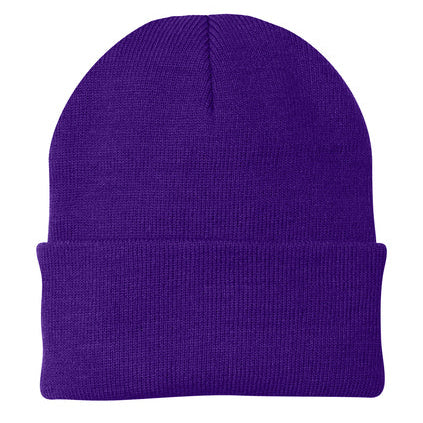 Soft Knit Cap Custom Embroidered Beanie Toboggan Multiple Colors