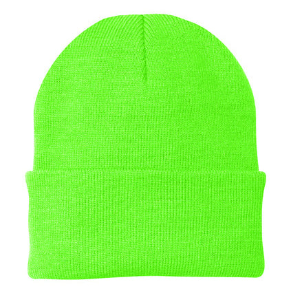Soft Knit Cap Custom Embroidered Beanie Toboggan Multiple Colors