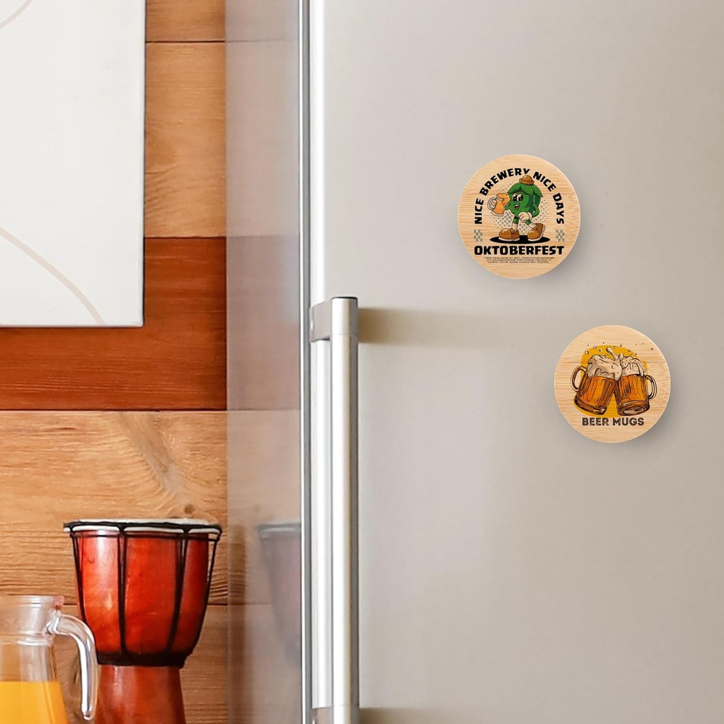 Custom Printed Bamboo Bottle Opener - Promotional Product