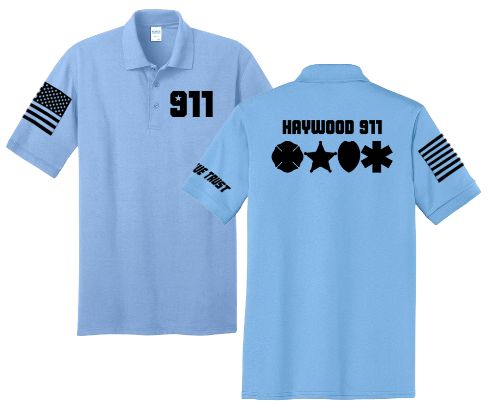 911 Public Safety Dispatcher Telecommunicator Unisex Uniform Polo Shirts - Pooky Noodles