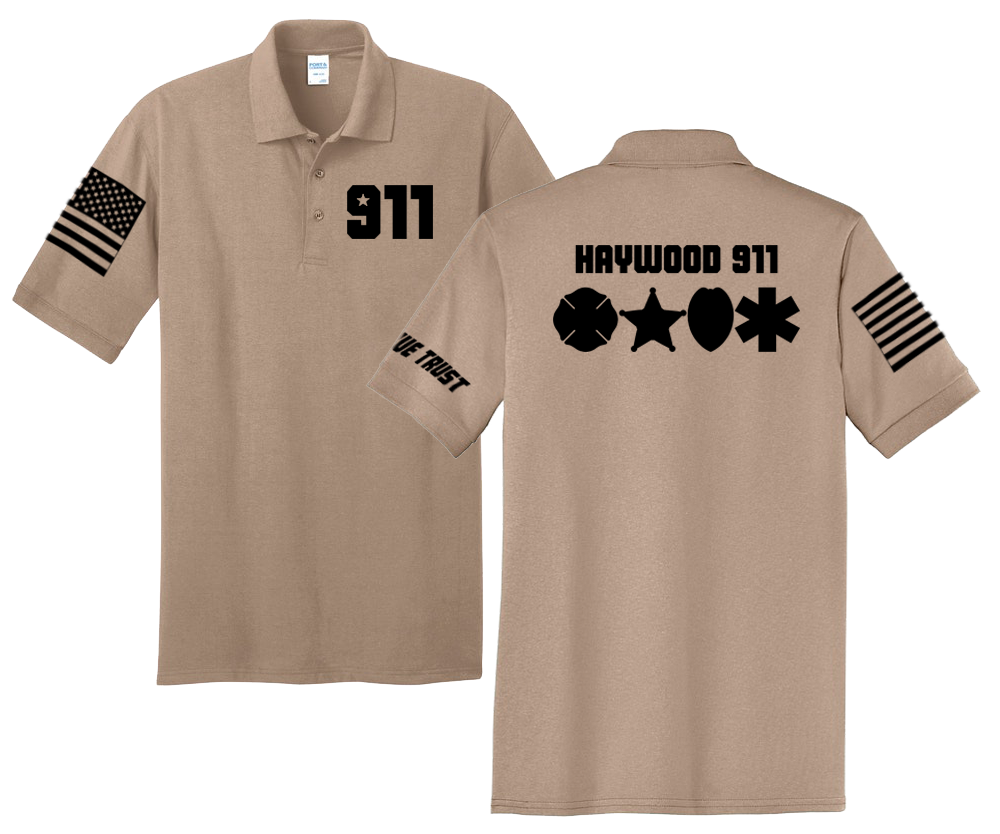 911 Public Safety Dispatcher Telecommunicator Unisex Uniform Polo Shirts - Pooky Noodles