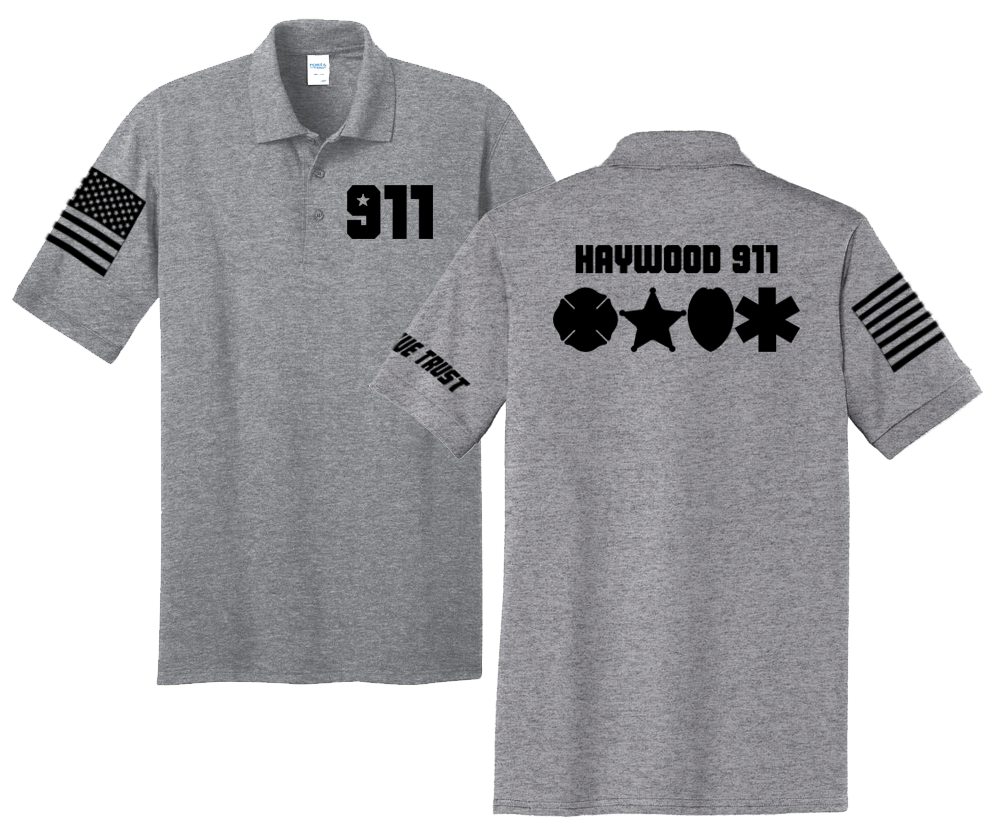 911 Public Safety Dispatcher Telecommunicator Unisex Uniform Polo Shirts - Pooky Noodles