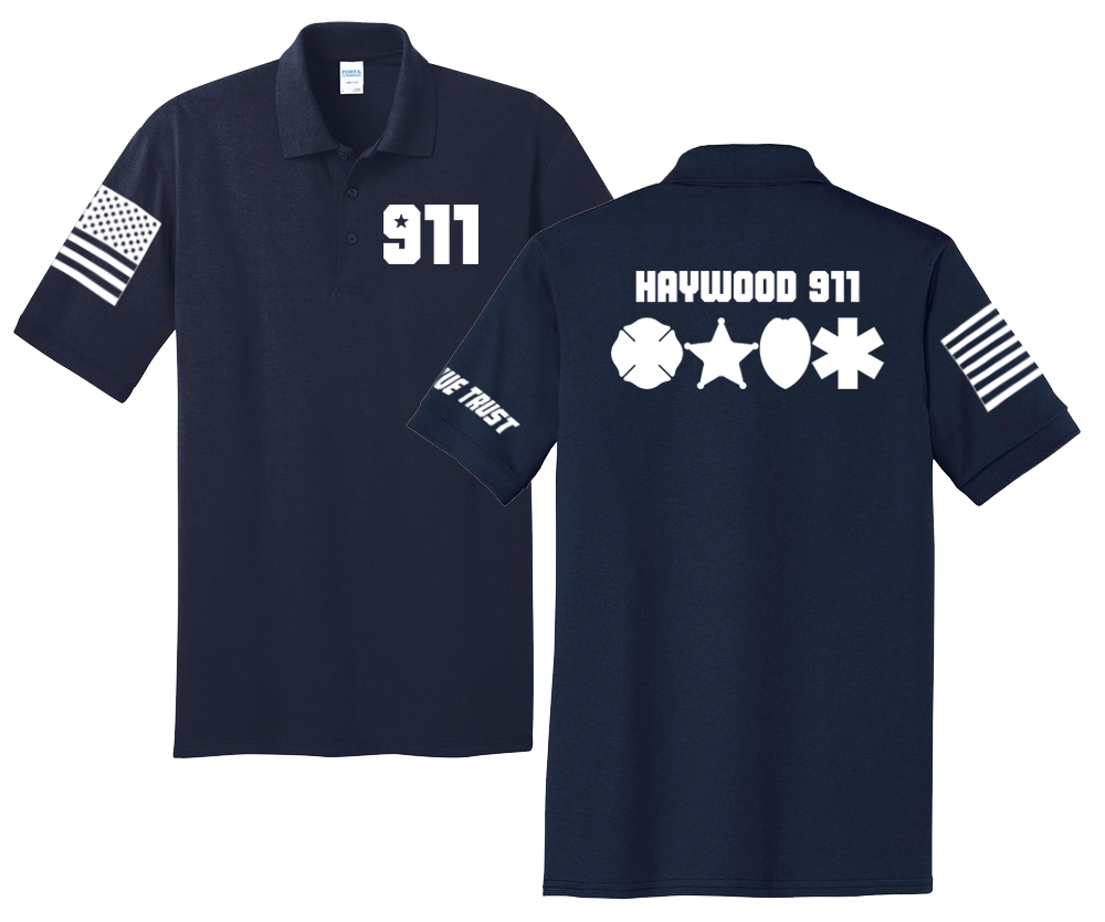 911 Public Safety Dispatcher Telecommunicator Unisex Uniform Polo Shirts - Pooky Noodles