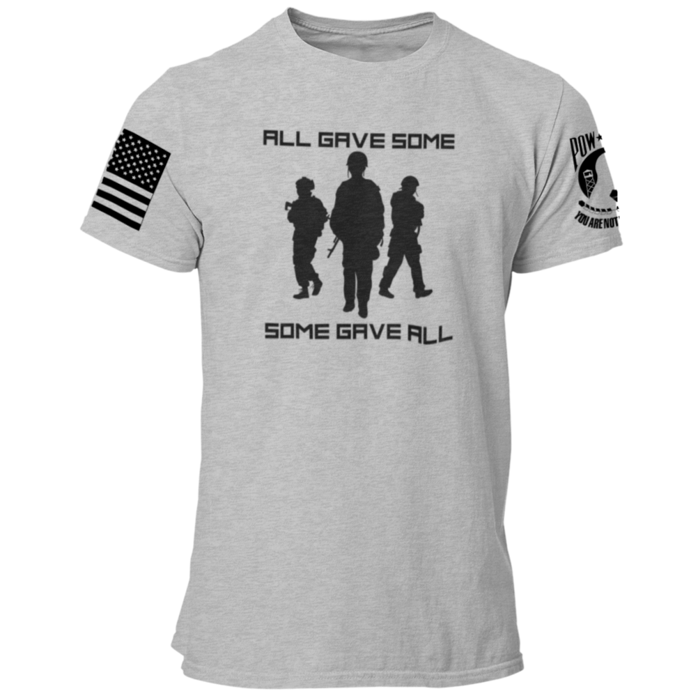 All Gave Some, Some Gave All Military Veterans Unisex T Shirt - Pooky Noodles