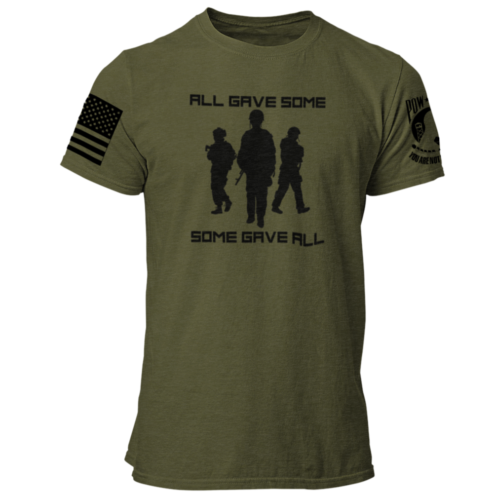 All Gave Some, Some Gave All Military Veterans Unisex T Shirt - Pooky Noodles