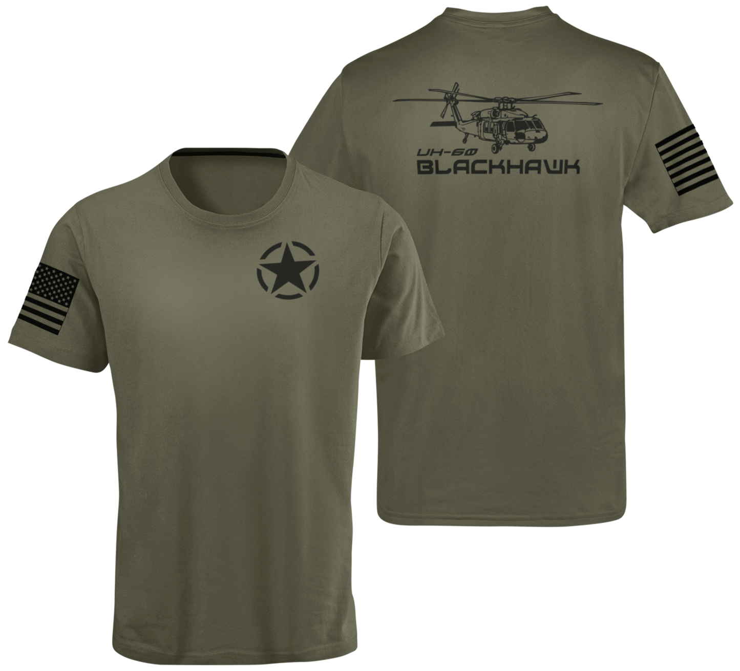UH-60 Blackhawk Sikorsky Utility Helicopter Unisex T Shirt - Cold Dinner Club