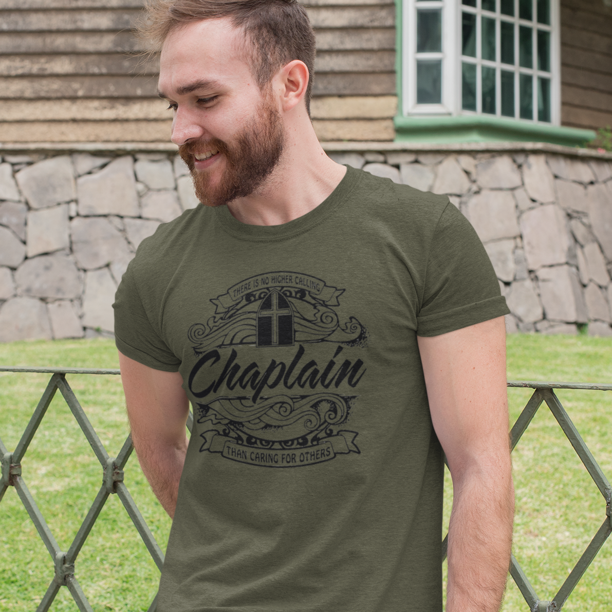 Chaplain Unisex T Shirt There Is No Higher Calling Than Caring For Others - Cold Dinner Club