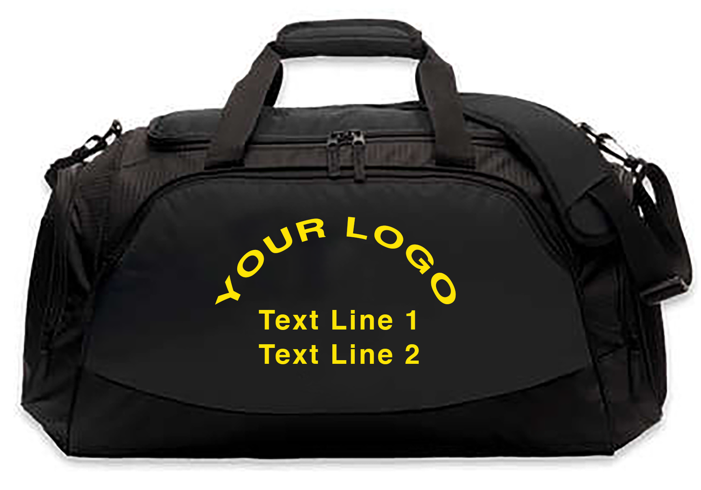 Duffle, Duty, Gym Bag with Optional Embroidery - No Minimums, Seven Colors