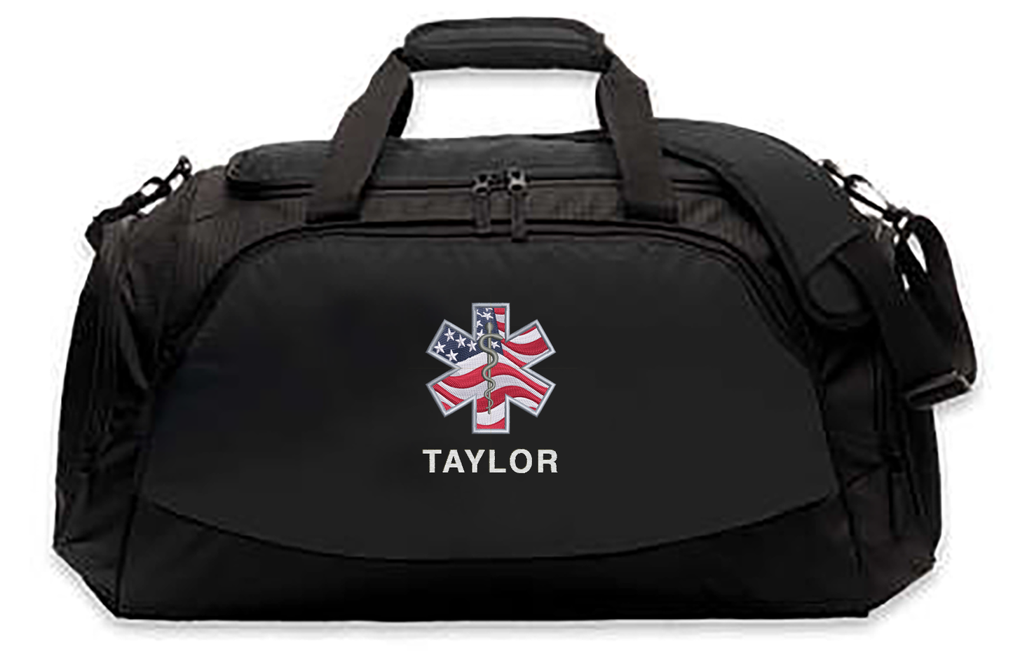 Duffle, Duty, Gym Bag with Optional Embroidery - No Minimums, Seven Colors