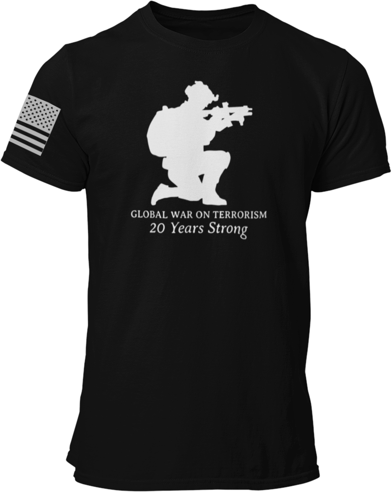 GWOT Global War On Terrorism 20 Years Strong Unisex T Shirt - Cold Dinner Club