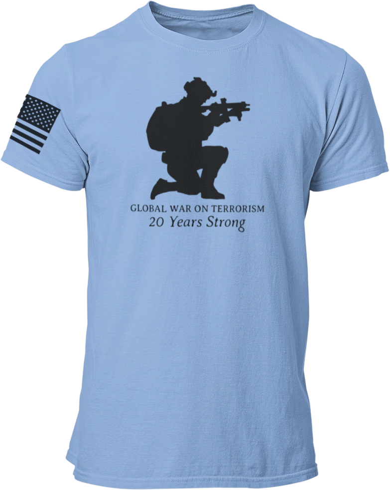GWOT Global War On Terrorism 20 Years Strong Unisex T Shirt - Cold Dinner Club