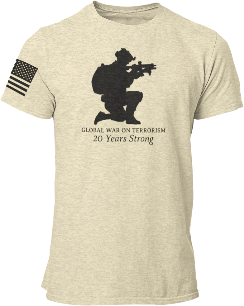 GWOT Global War On Terrorism 20 Years Strong Unisex T Shirt - Cold Dinner Club