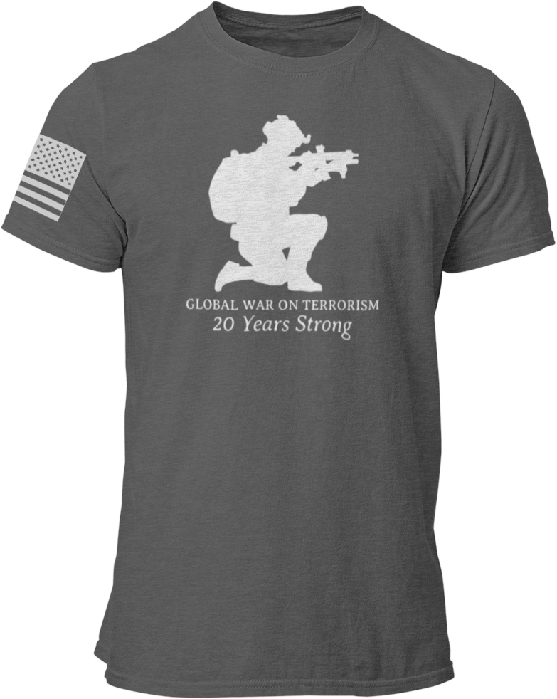 GWOT Global War On Terrorism 20 Years Strong Unisex T Shirt - Cold Dinner Club