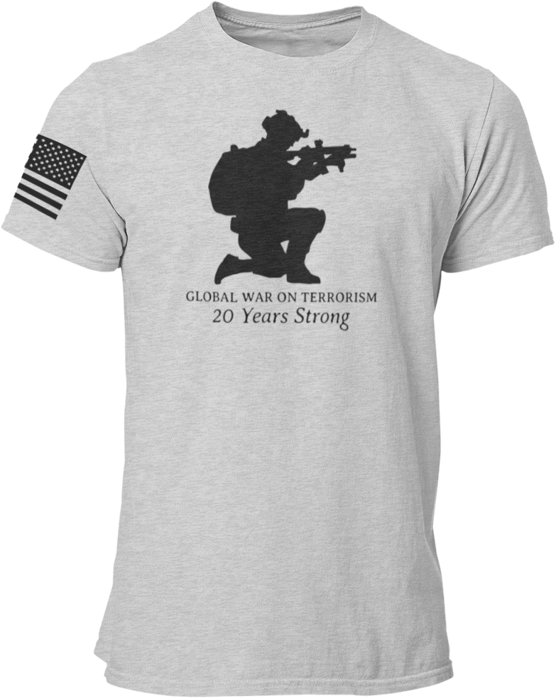 GWOT Global War On Terrorism 20 Years Strong Unisex T Shirt - Cold Dinner Club