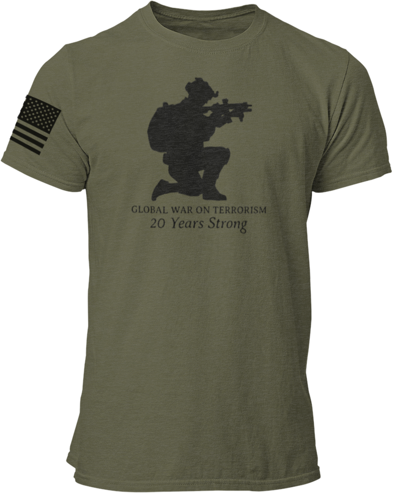GWOT Global War On Terrorism 20 Years Strong Unisex T Shirt - Cold Dinner Club
