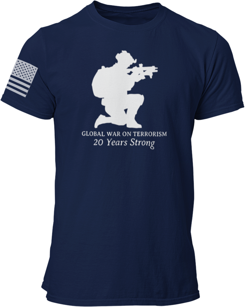GWOT Global War On Terrorism 20 Years Strong Unisex T Shirt - Cold Dinner Club