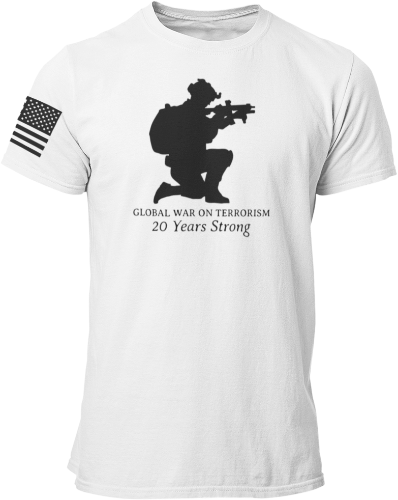 GWOT Global War On Terrorism 20 Years Strong Unisex T Shirt - Cold Dinner Club