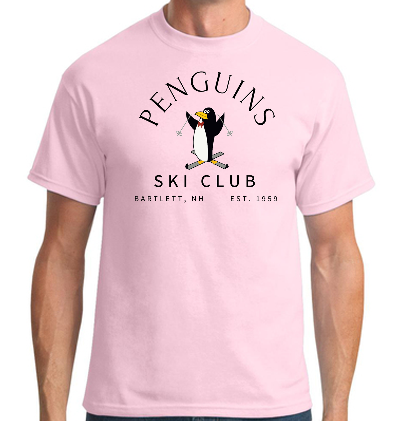 Penguins Ski Club Unisex Short Sleeve T Shirt