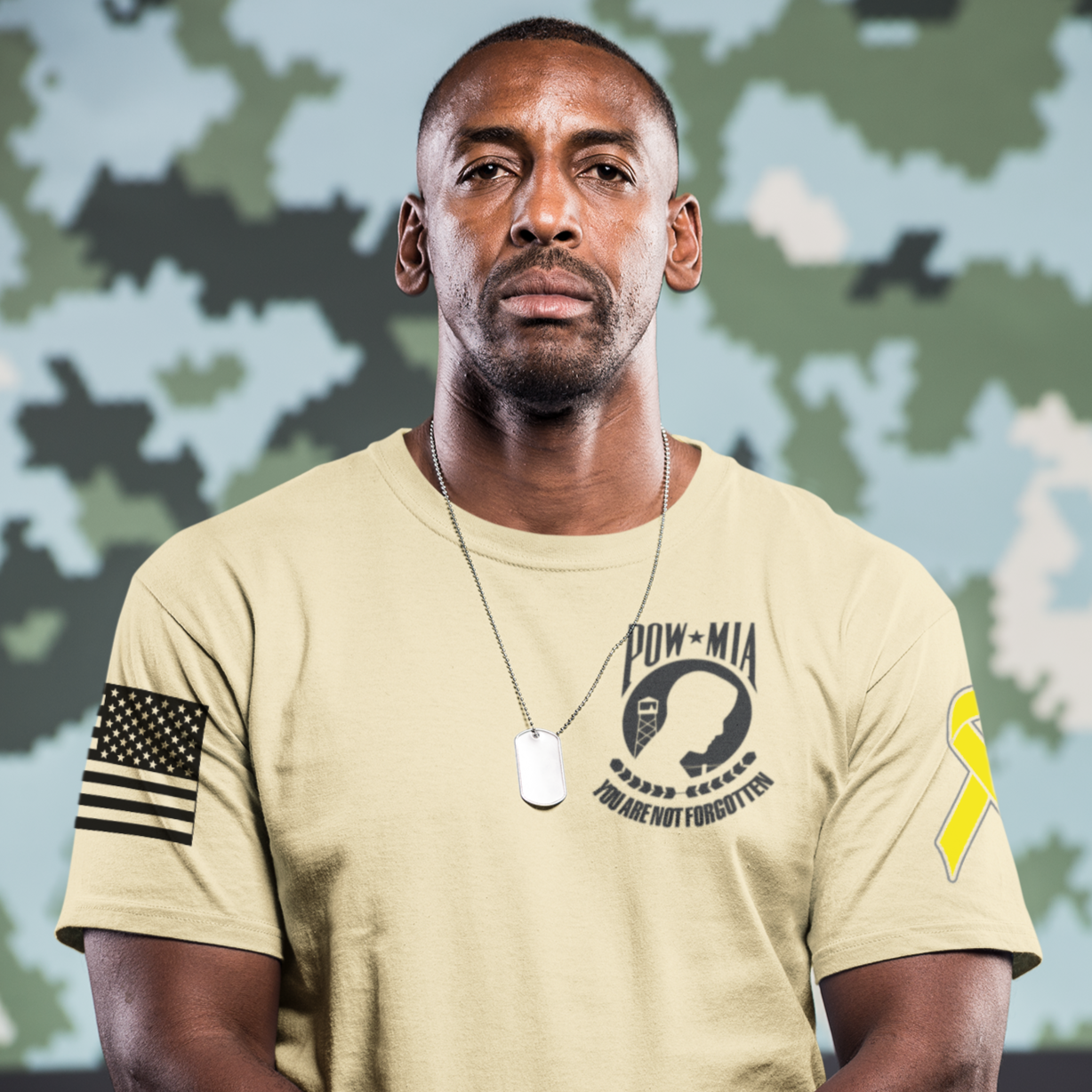 POW MIA Yellow Ribbon Unisex Military Veterans & Families T Shirt - Cold Dinner Club