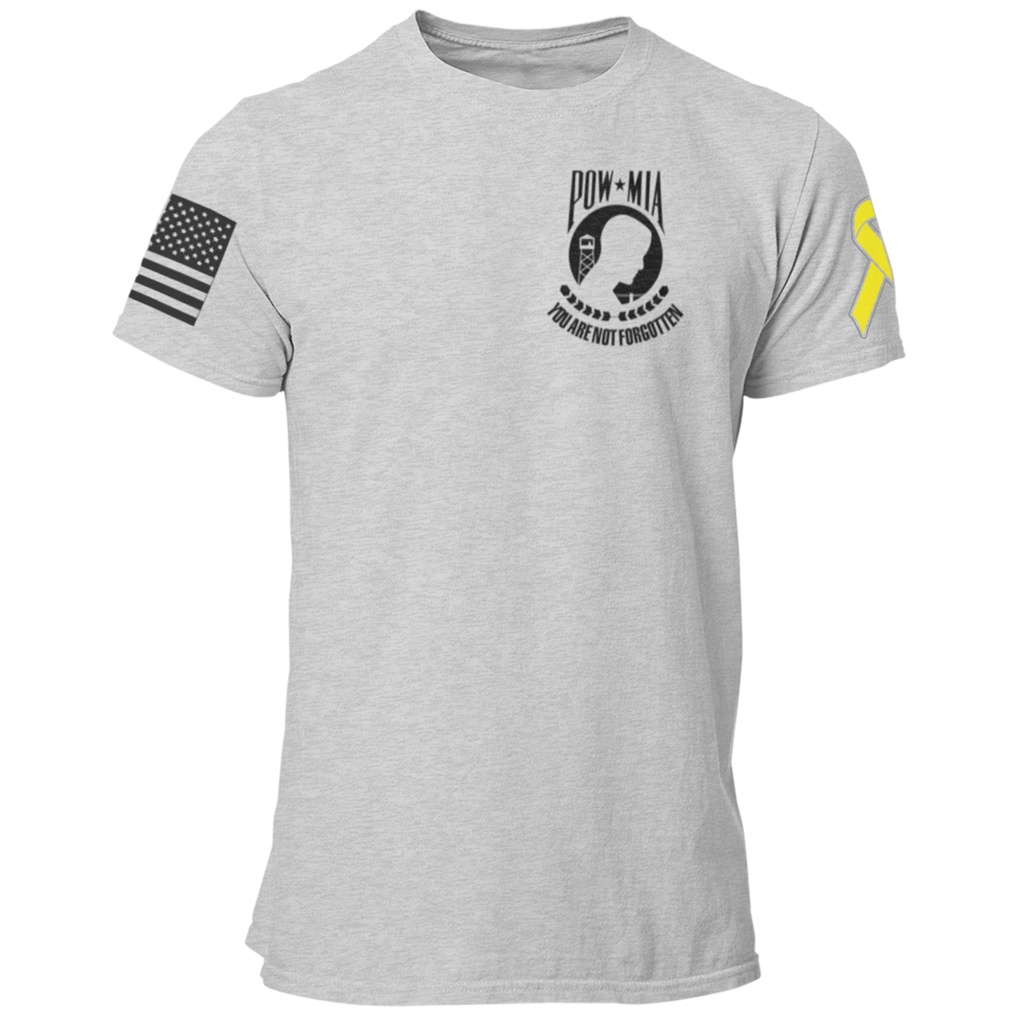 POW MIA Yellow Ribbon Unisex Military Veterans & Families T Shirt - Cold Dinner Club