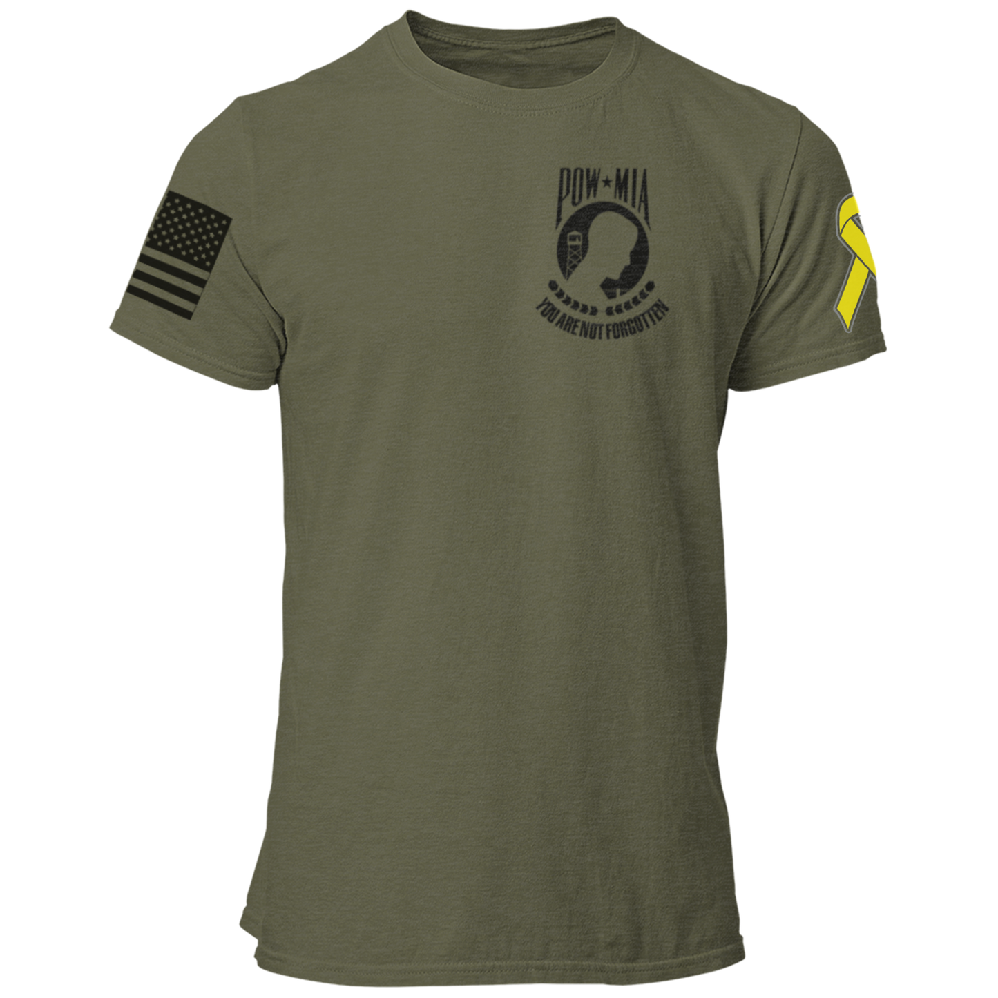 POW MIA Yellow Ribbon Unisex Military Veterans & Families T Shirt - Cold Dinner Club