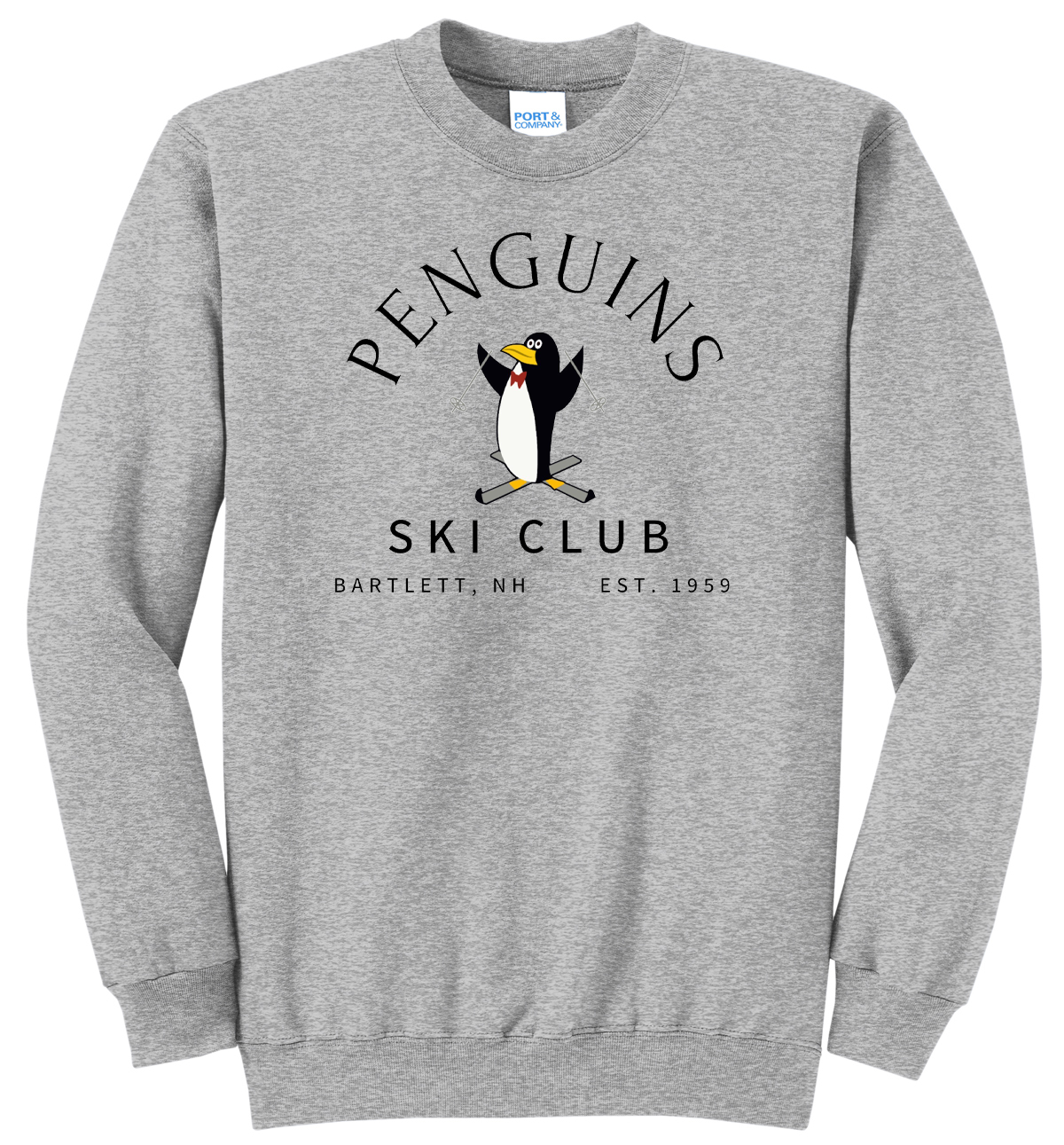 Penguins Ski Club Fleece Sweatshirt
