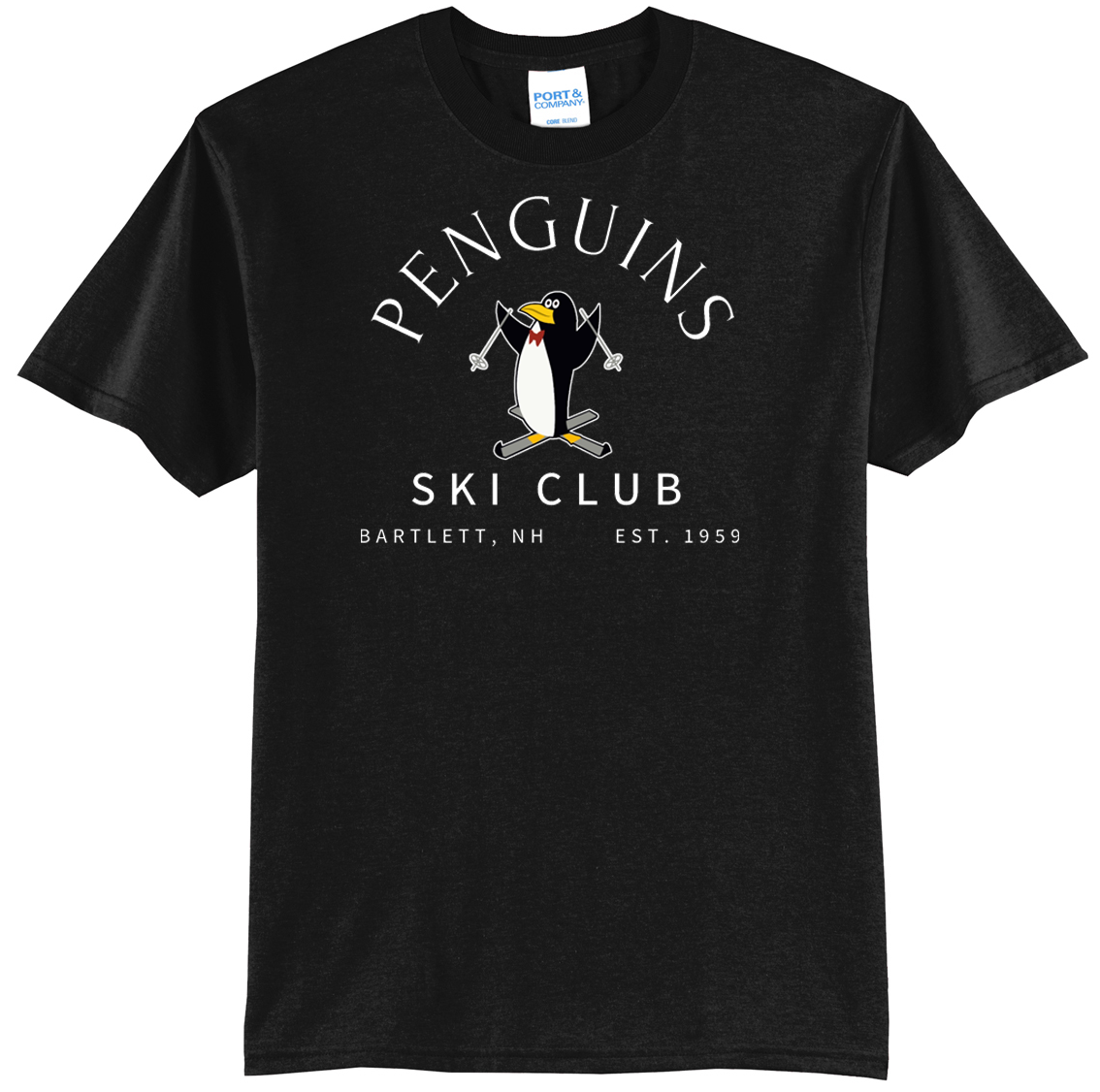 Penguins Ski Club Unisex Short Sleeve T Shirt