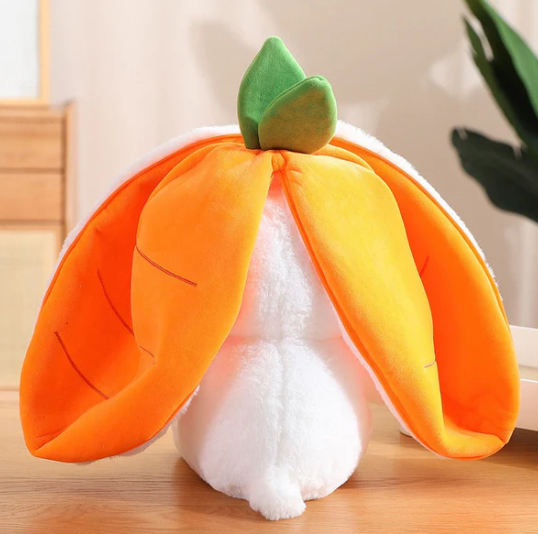 Peek-A-Bunny Custom Embroidered Stuffed Bunny