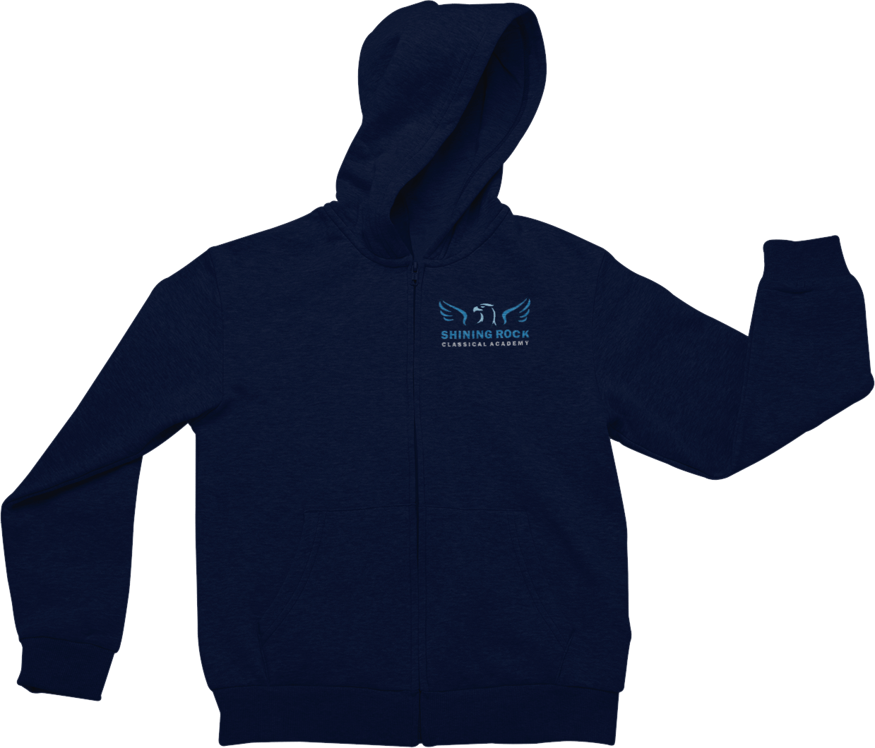 Shining Rock Classical Academy Embroidered School Hoodies - Pullover or Zippered