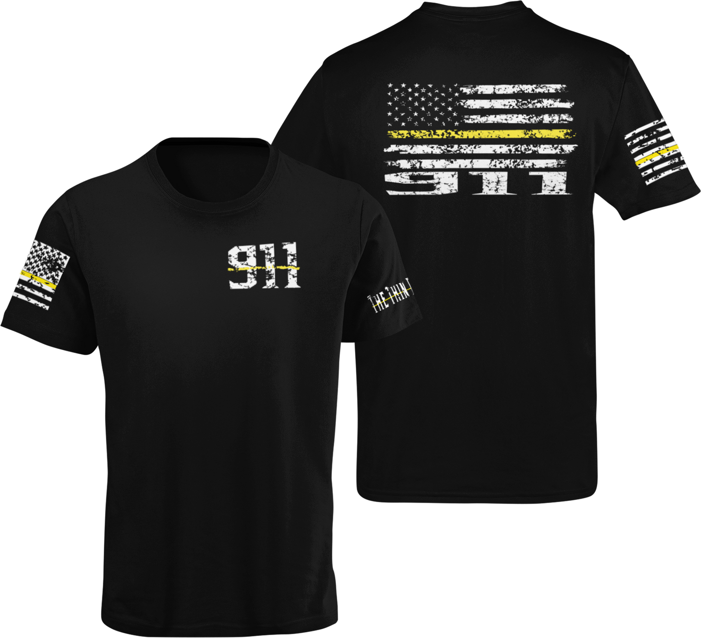 911 Dispatch The Thin Gold Line Unisex T Shirt - Cold Dinner Club