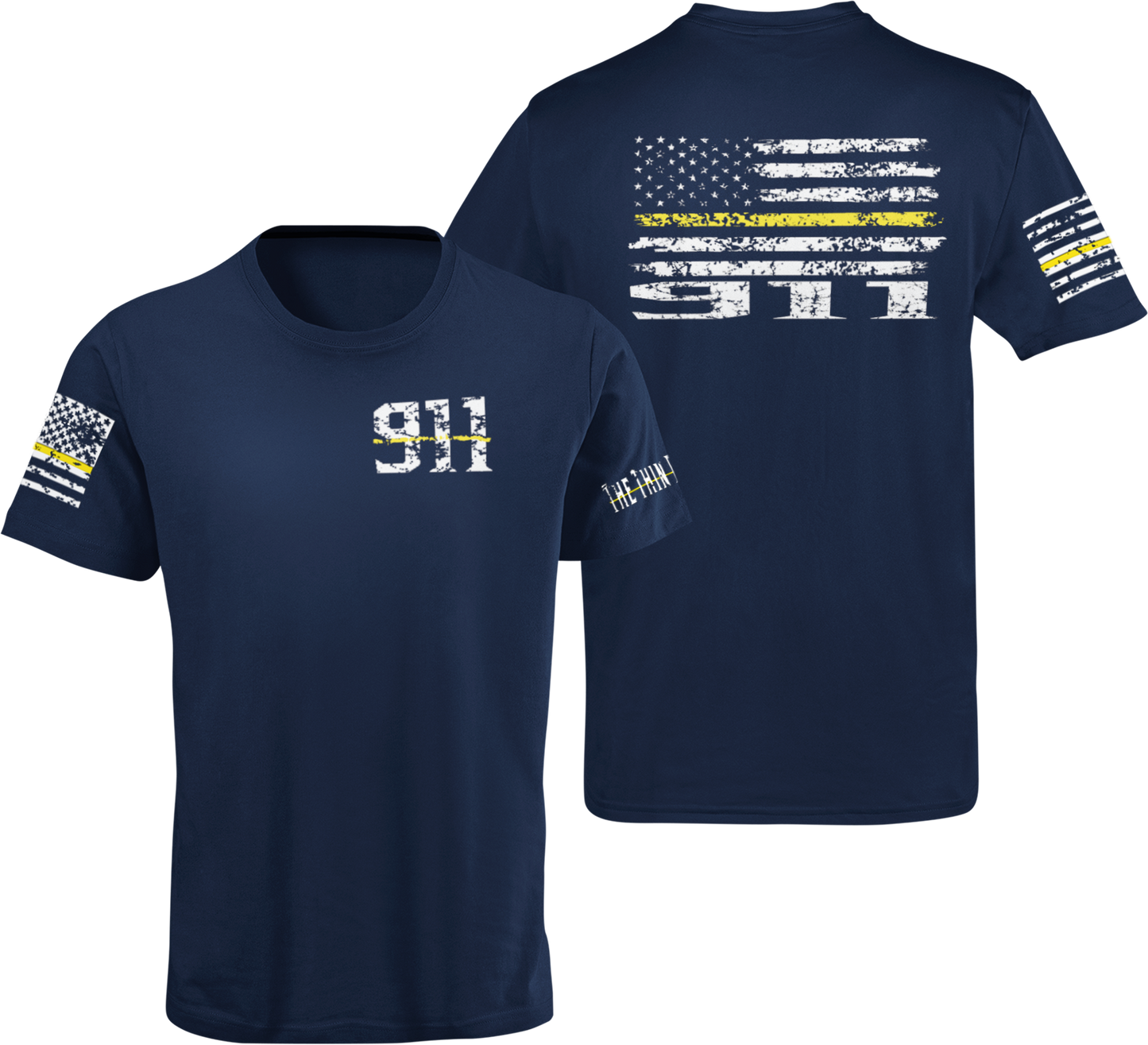 911 Dispatch The Thin Gold Line Unisex T Shirt - Cold Dinner Club