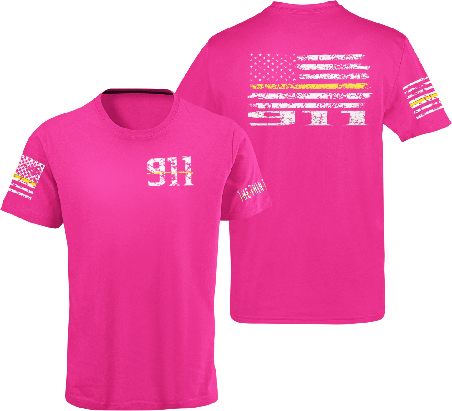911 Dispatch The Thin Gold Line Unisex T Shirt - Cold Dinner Club