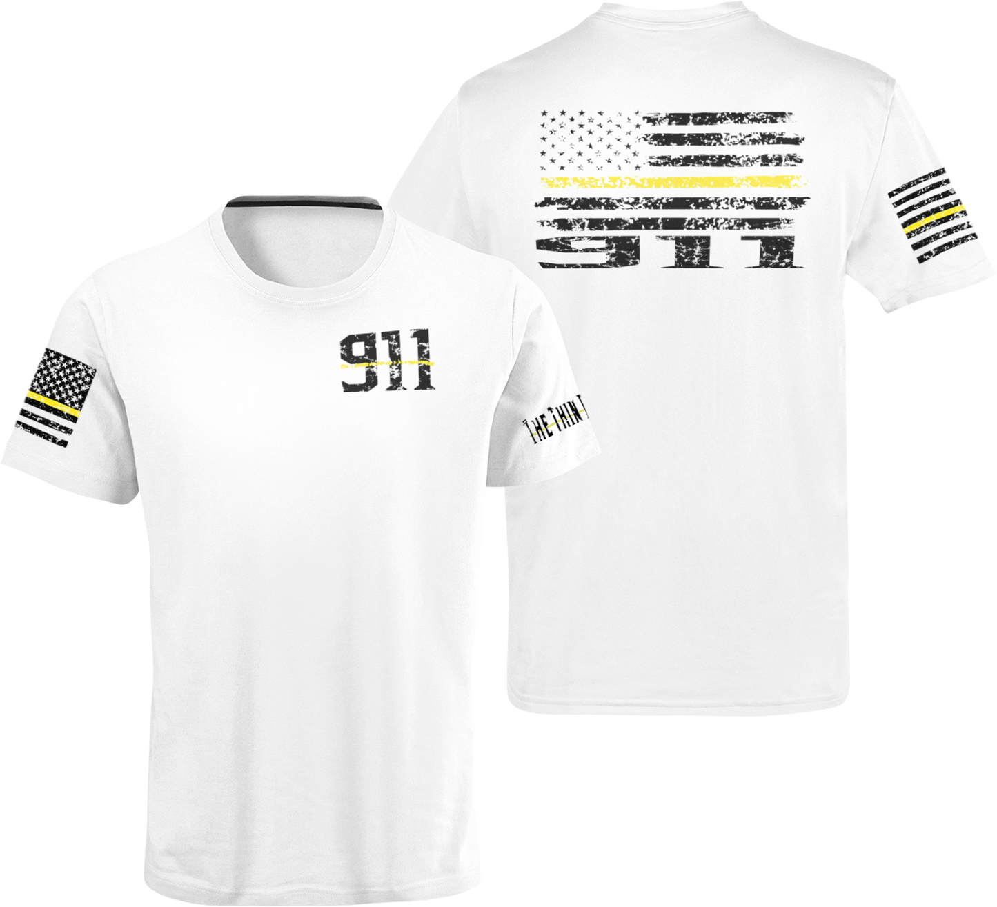 911 Dispatch The Thin Gold Line Unisex T Shirt - Cold Dinner Club