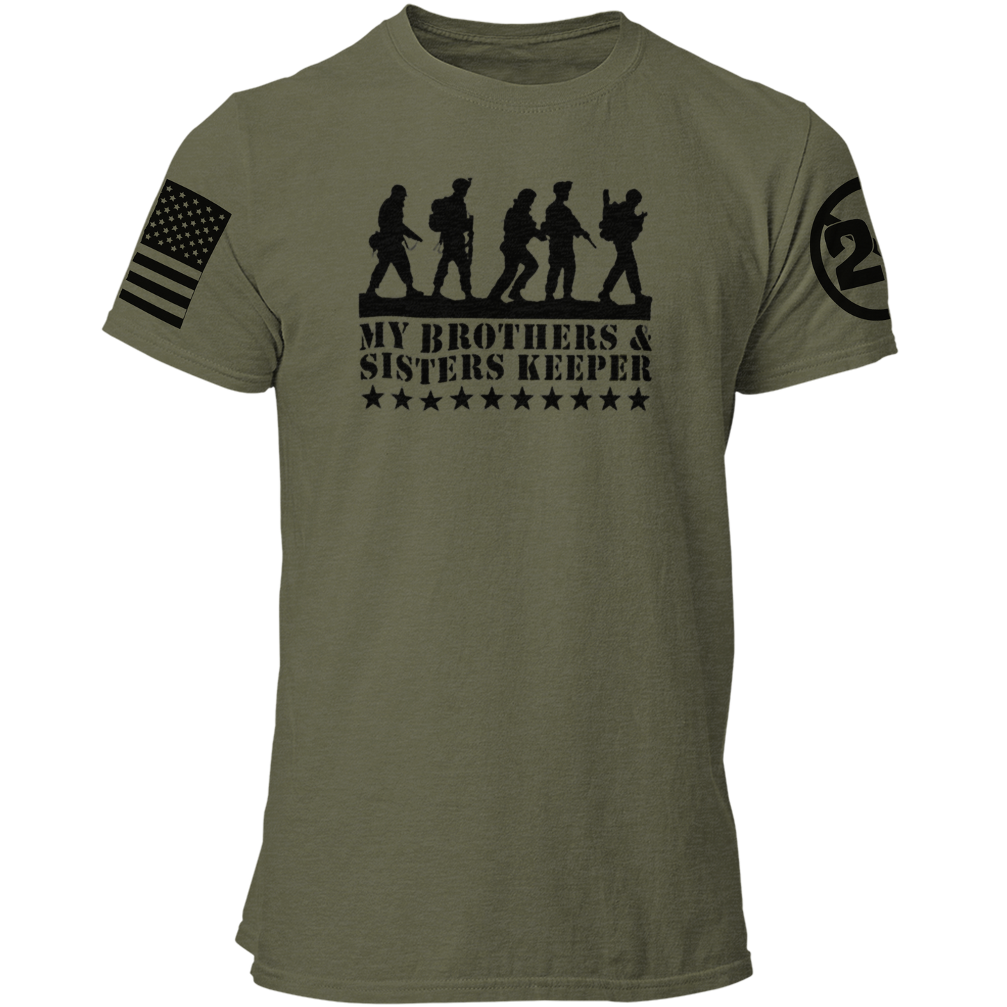Stop 22 My Brothers & Sisters Keeper Military Veterans Unisex T Shirt - Cold Dinner Club