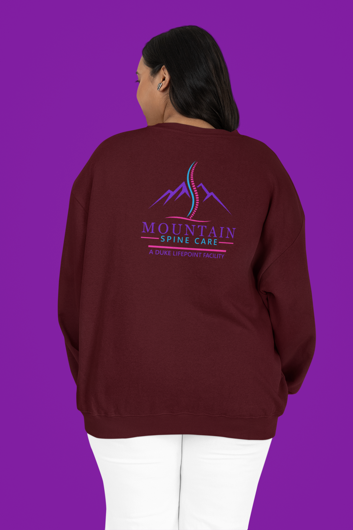 Mountain Spine Crew Neck Sweatshirt