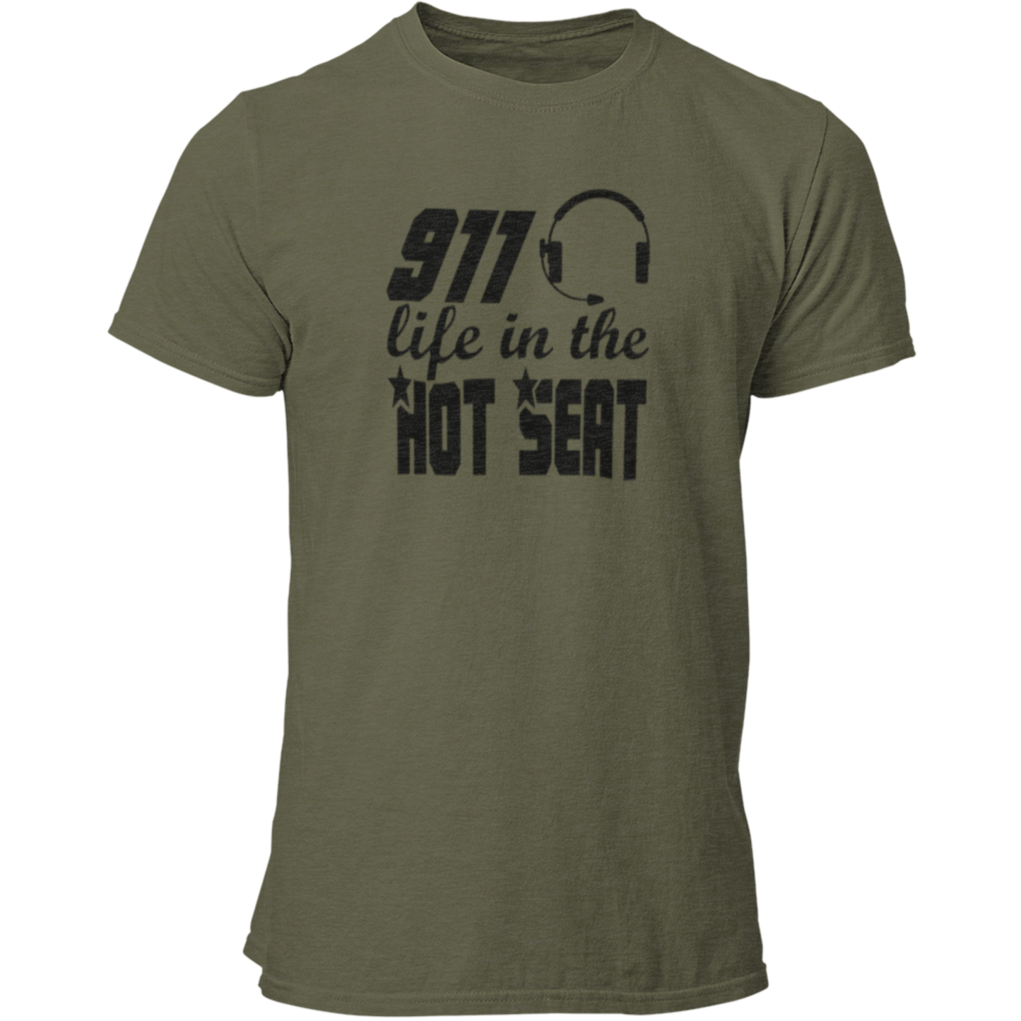 911 Life in the Hot Seat - Dispatchers T Shirt - Pooky Noodles