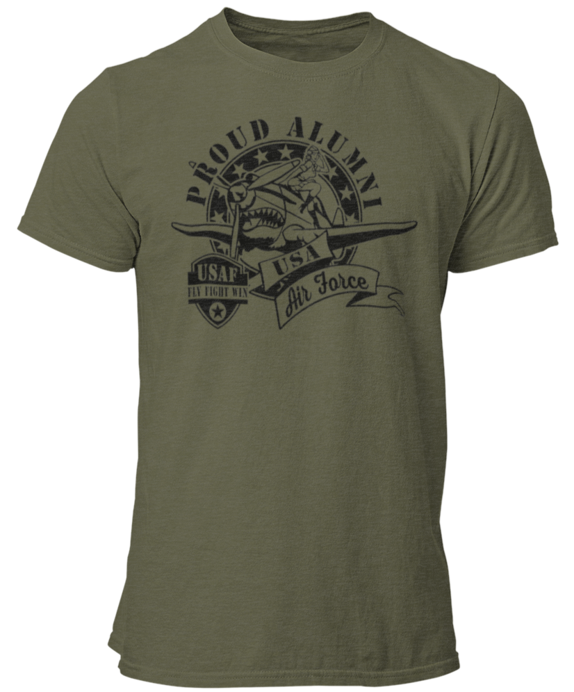 USAF Alumni United States Air Force Active Duty, Reserves, Air National Guard, & Veterans Unisex T Shirt - Cold Dinner Club