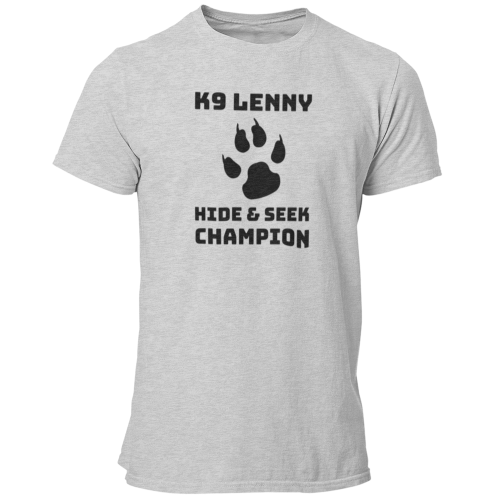 Custom K9 Officers Unisex T Shirt Personalized with Dog's Name - Pooky Noodles