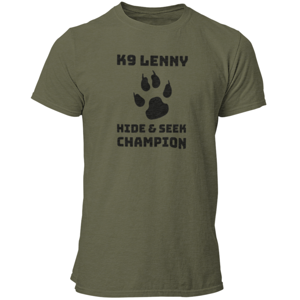 Custom K9 Officers Unisex T Shirt Personalized with Dog's Name - Pooky Noodles
