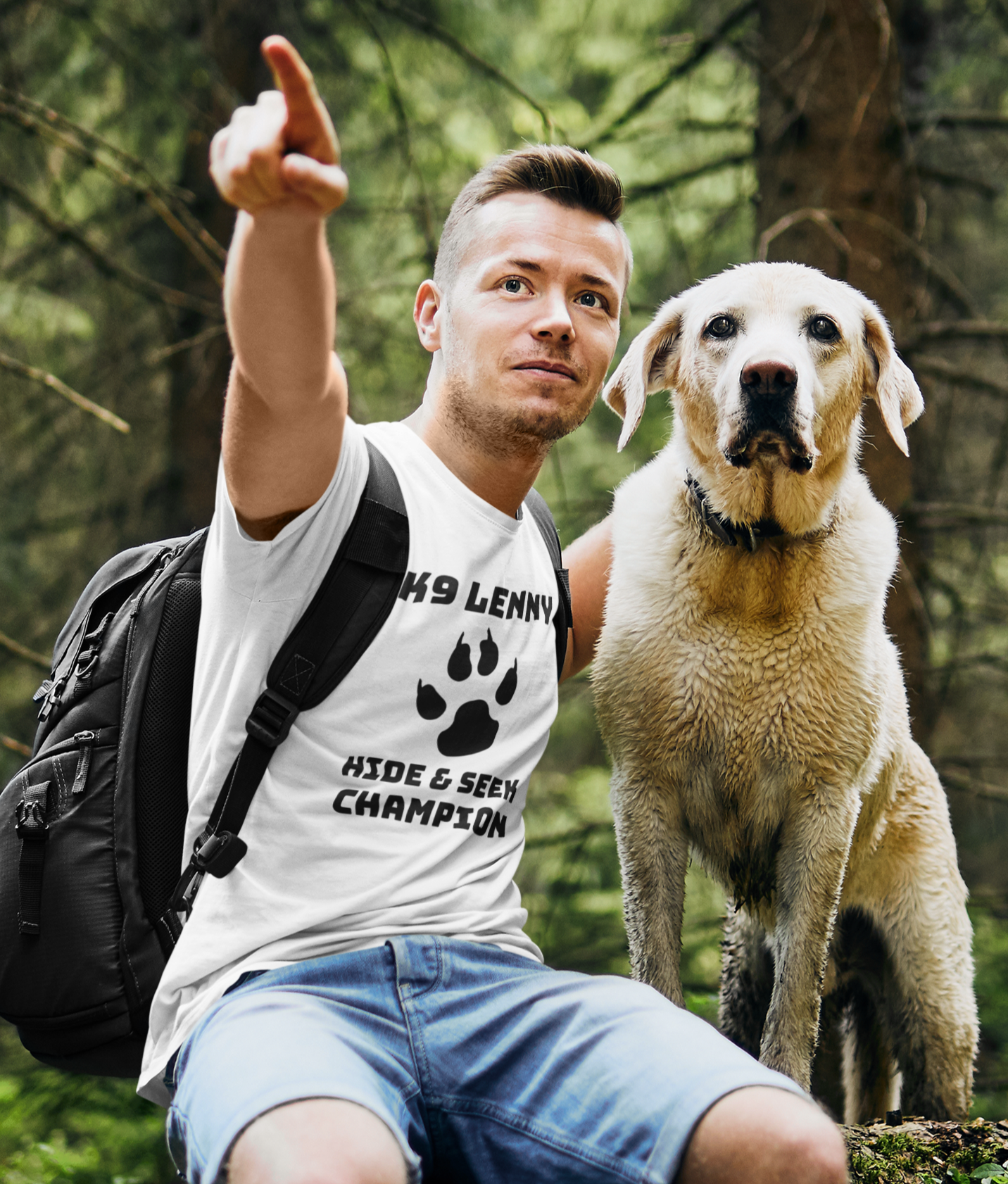 Custom K9 Officers Unisex T Shirt Personalized with Dog's Name - Pooky Noodles