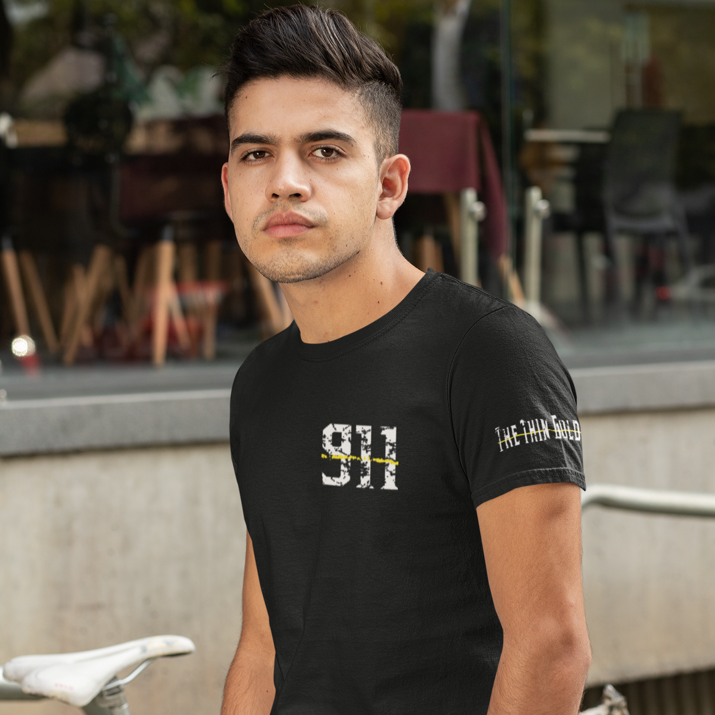 911 Dispatch The Thin Gold Line Unisex T Shirt - Cold Dinner Club