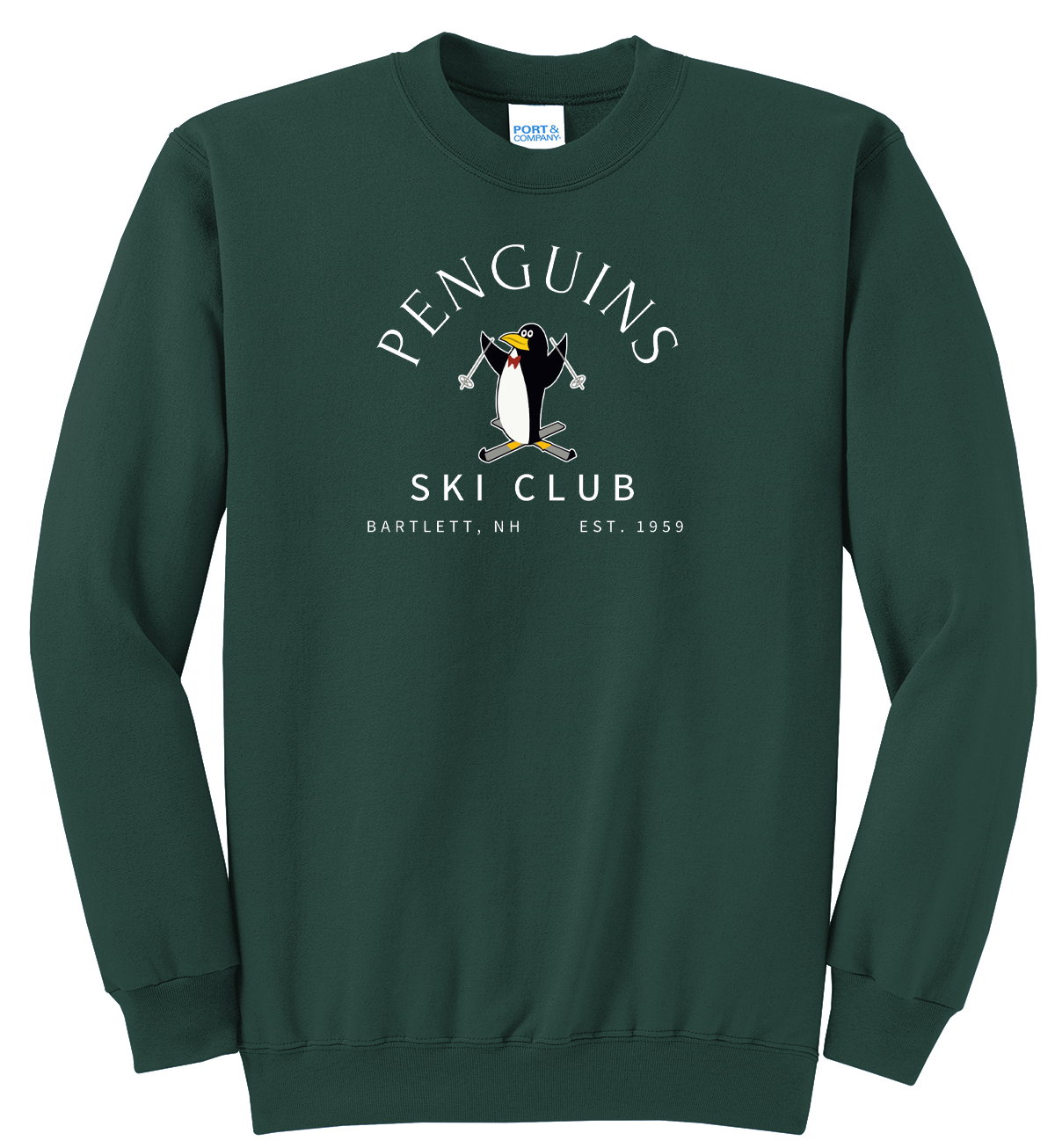 Penguins Ski Club Fleece Sweatshirt