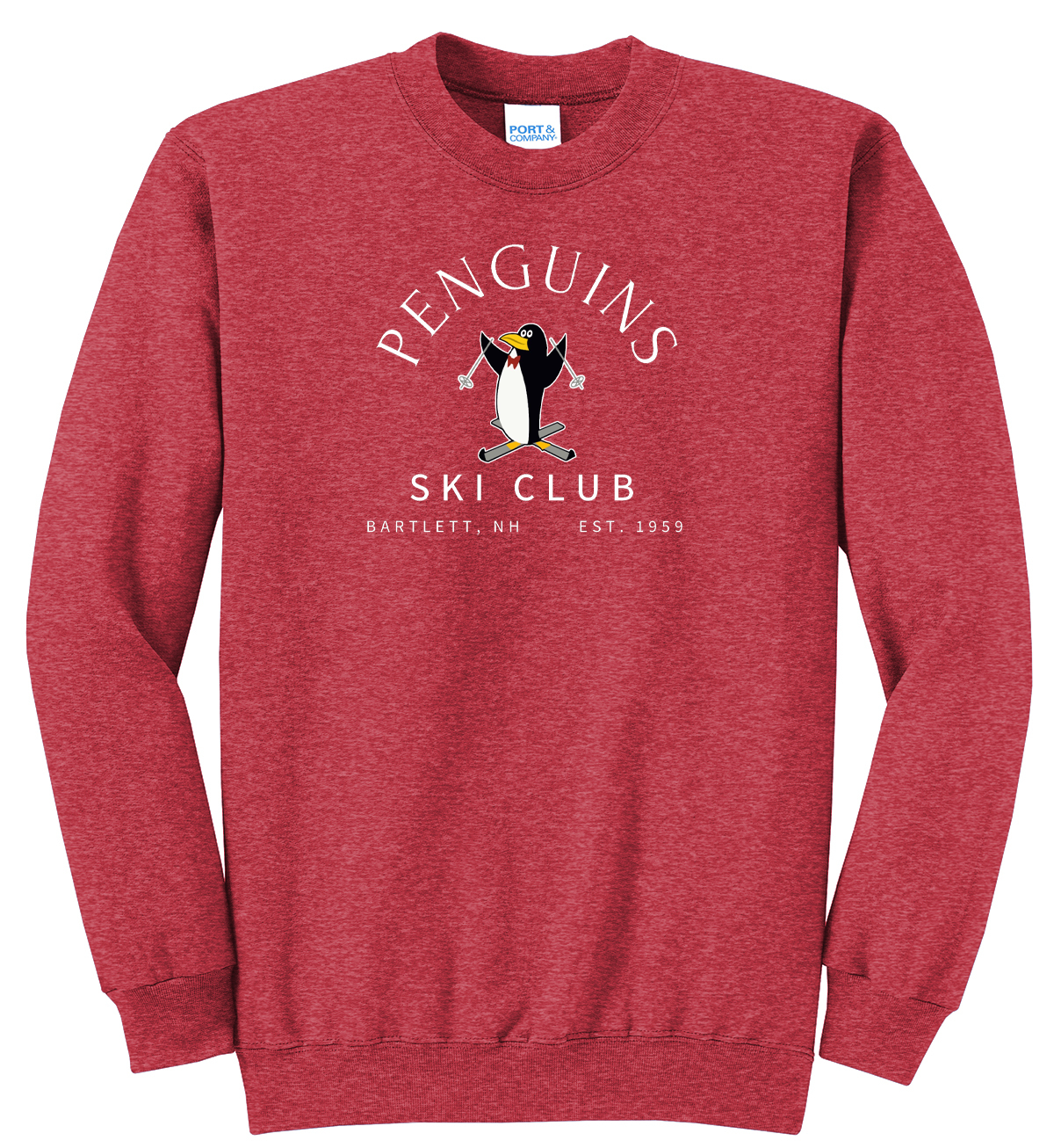 Penguins Ski Club Fleece Sweatshirt