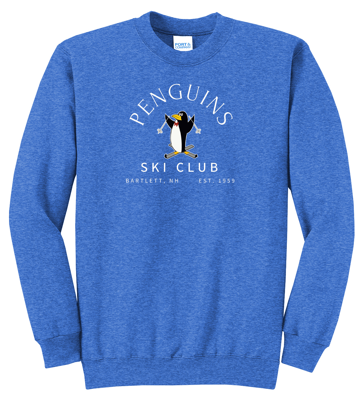 Penguins Ski Club Fleece Sweatshirt