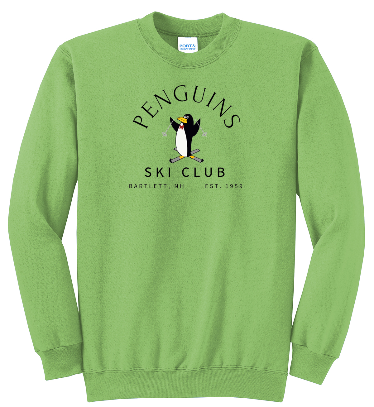 Penguins Ski Club Fleece Sweatshirt