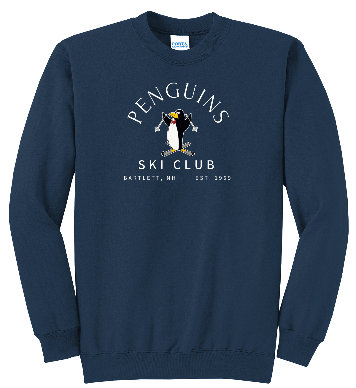 Penguins Ski Club Fleece Sweatshirt
