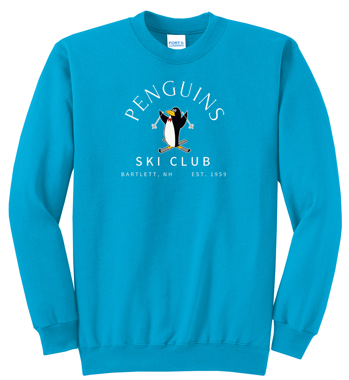 Penguins Ski Club Fleece Sweatshirt