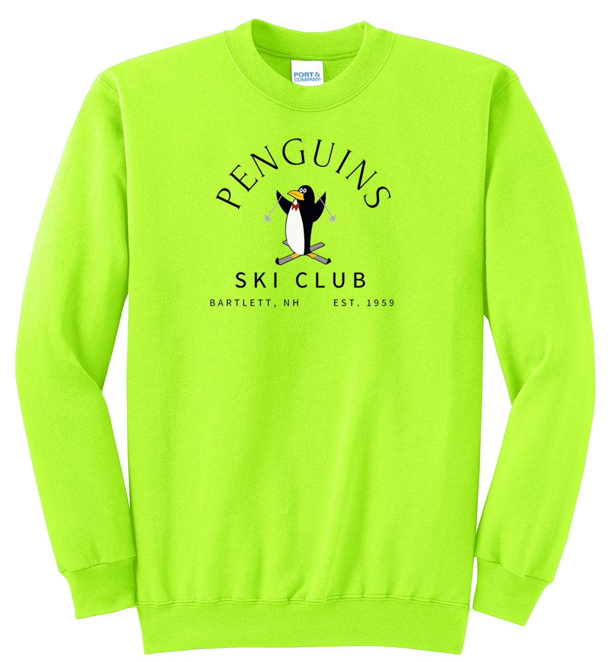 Penguins Ski Club Fleece Sweatshirt