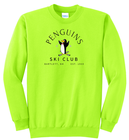 Penguins Ski Club Fleece Sweatshirt