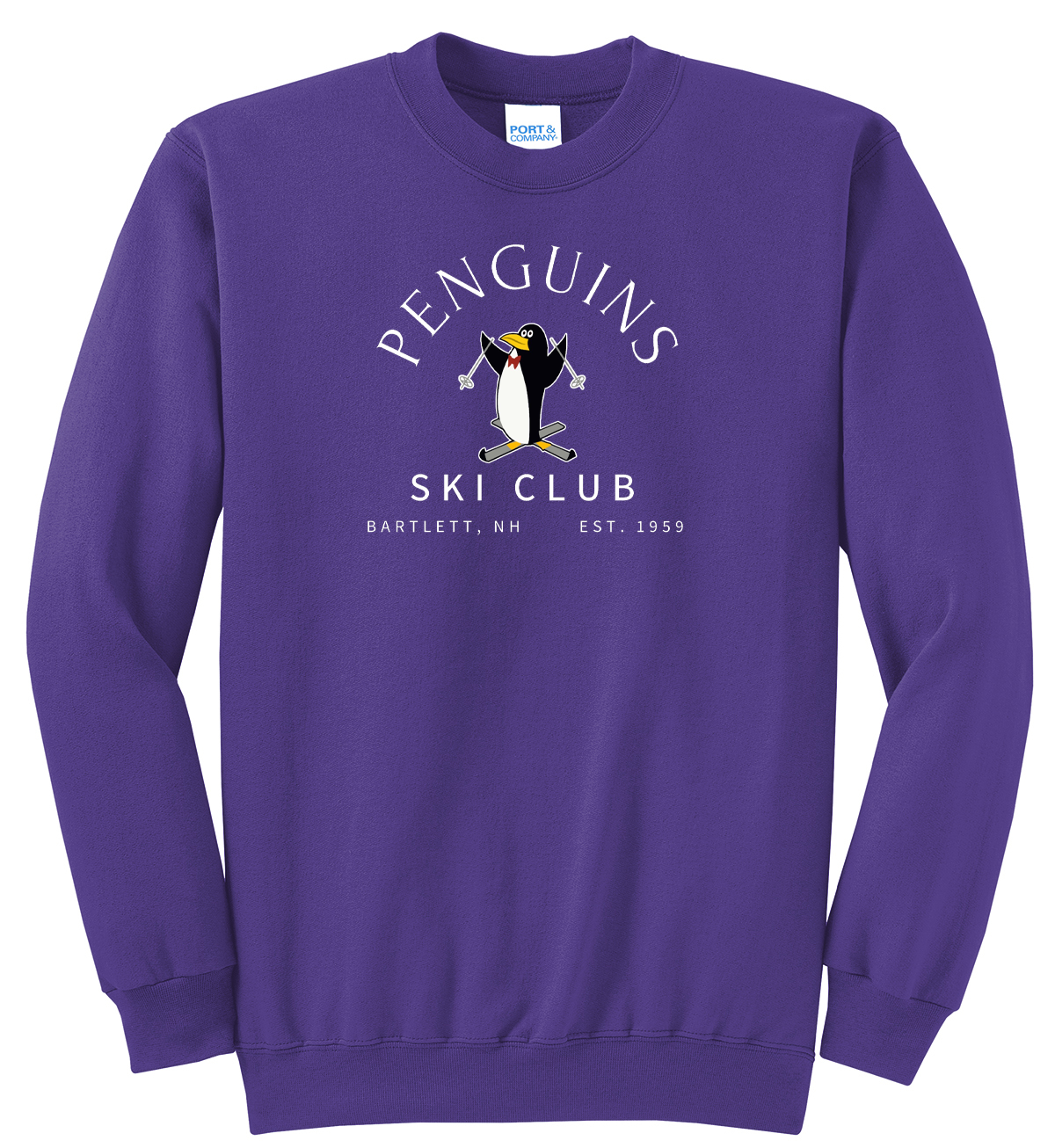Penguins Ski Club Fleece Sweatshirt